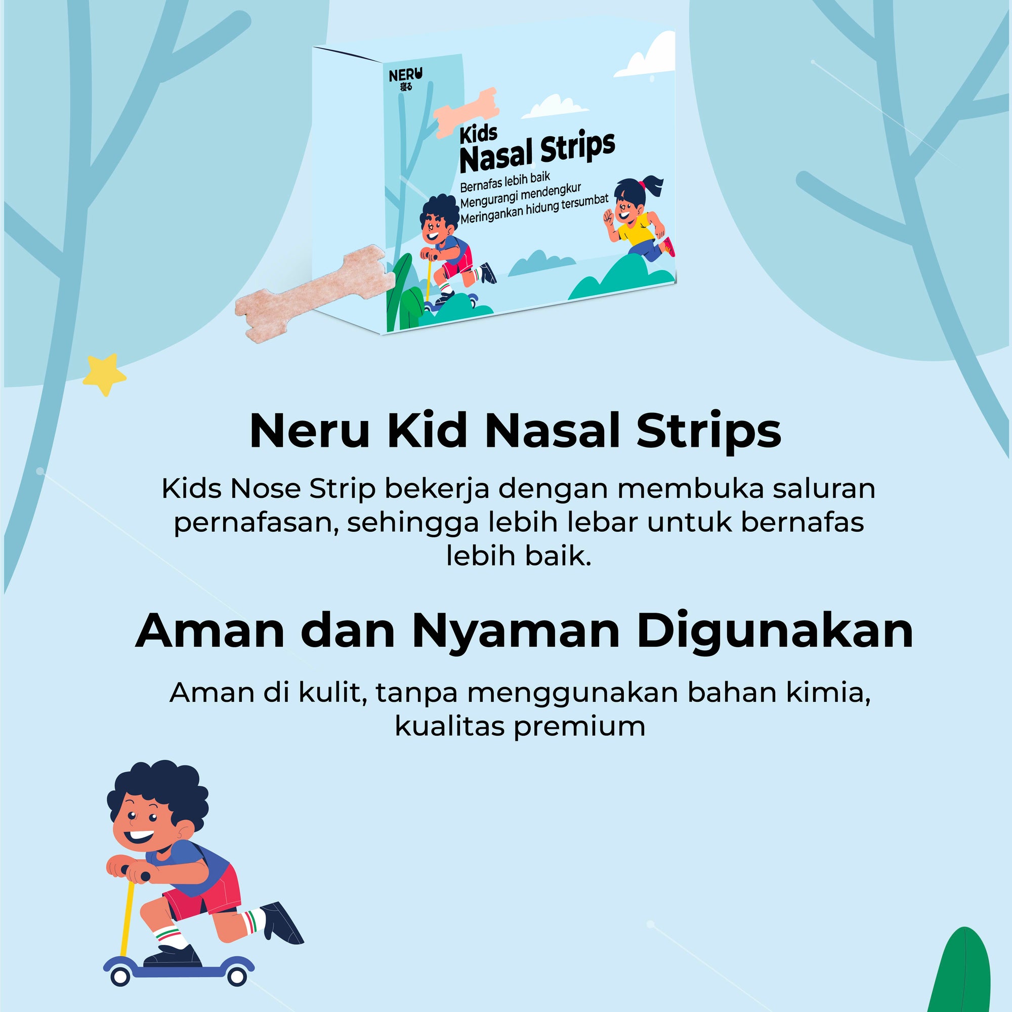 Neru Nasal Strips Kids