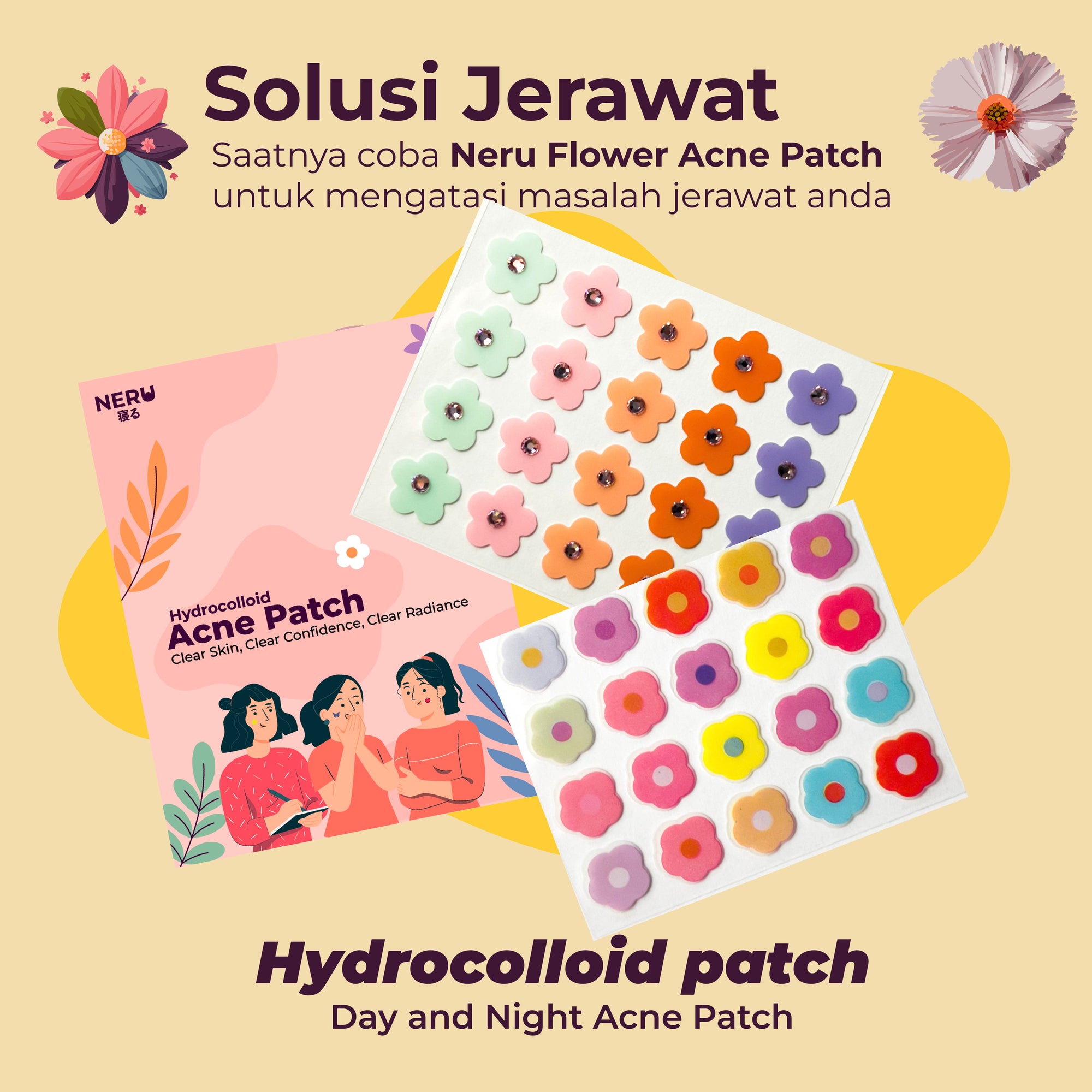 Flower Acne Patch  Pimple Patch