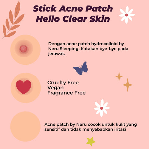 Acne Patch Hydrocolloid Pimple Patch Penghilang Jerawat Acne Treatment