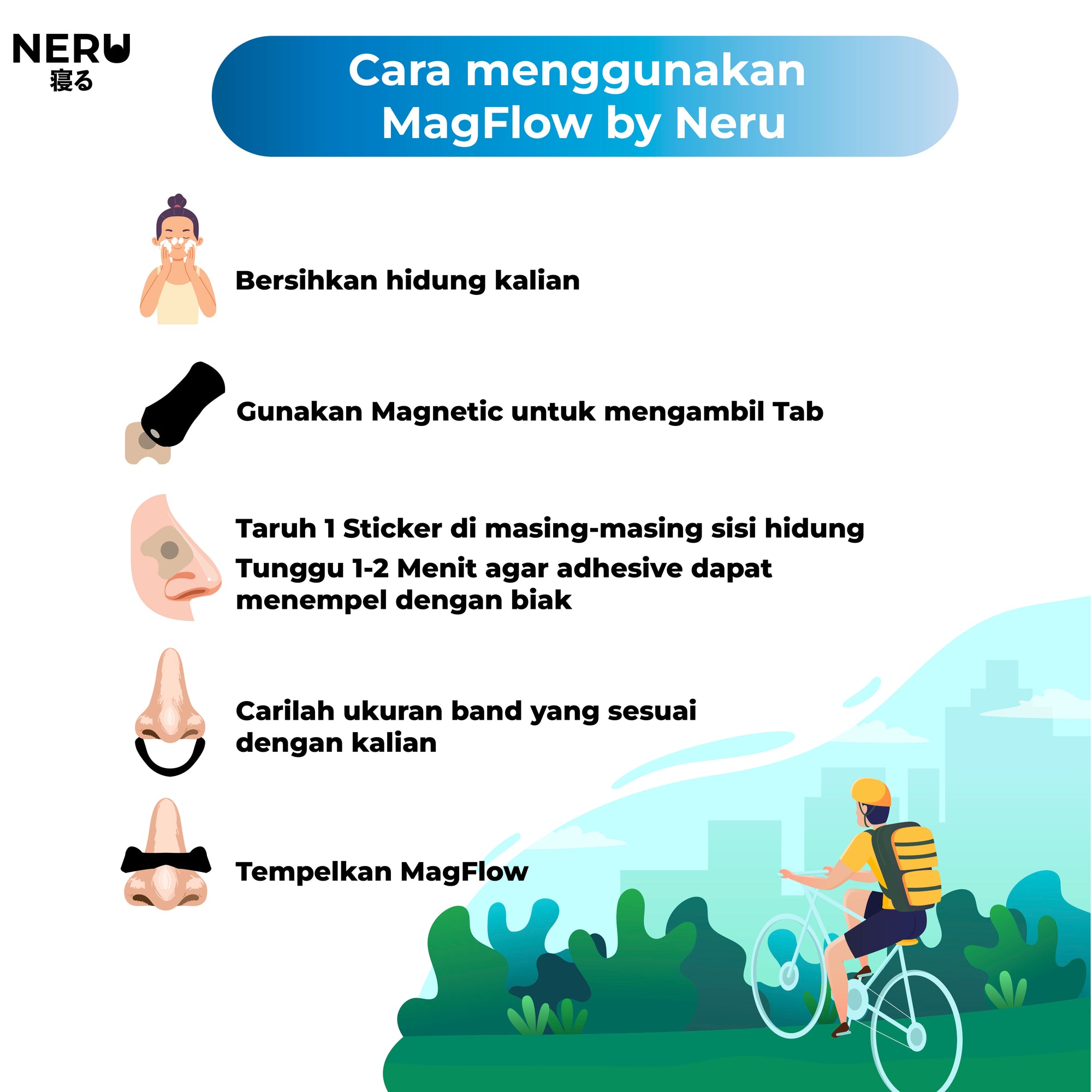 Neru MagnetFlow Nasal Dilator
