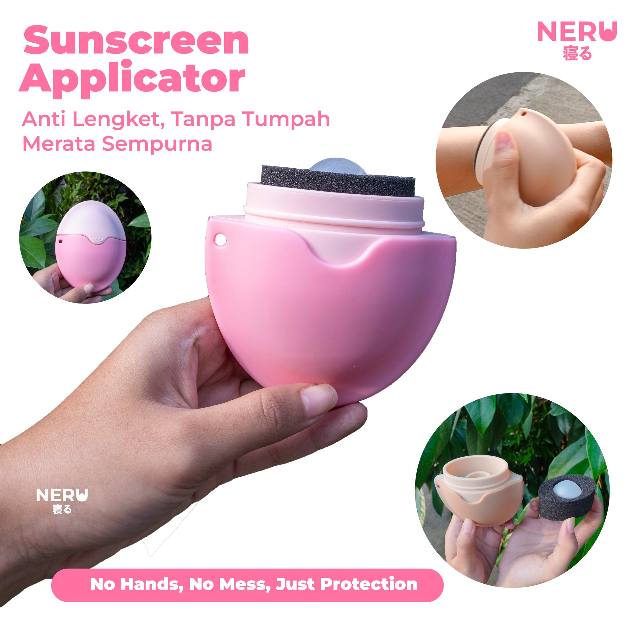 Neru Silicone Sunscreen Applicator
