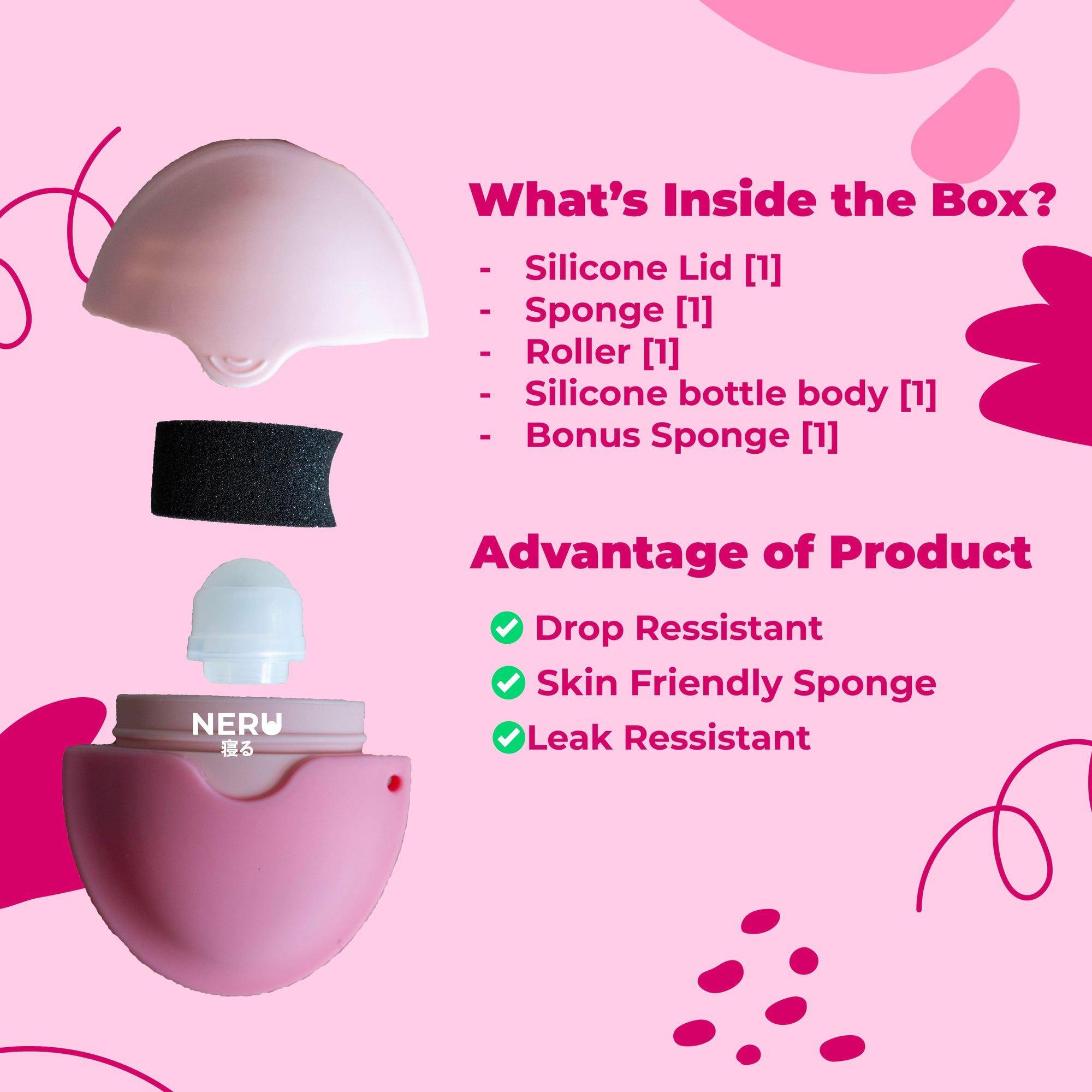 Neru Silicone Sunscreen Applicator
